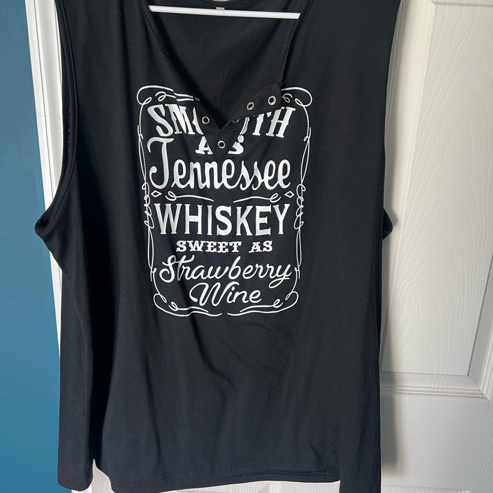 Black Graphic Women's Top
